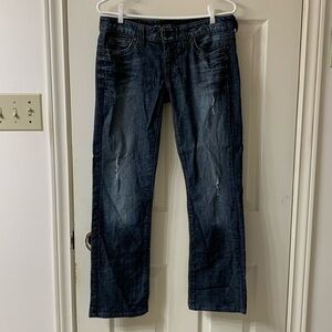 🌷3 for$25🌷Guess Jeans, US 28, Blue Straight Leg Stretch Low Rise Women’s Jeans